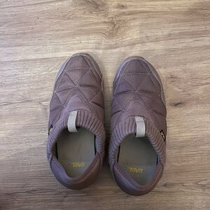 Teva Purple Quilted Slip-On Footwear